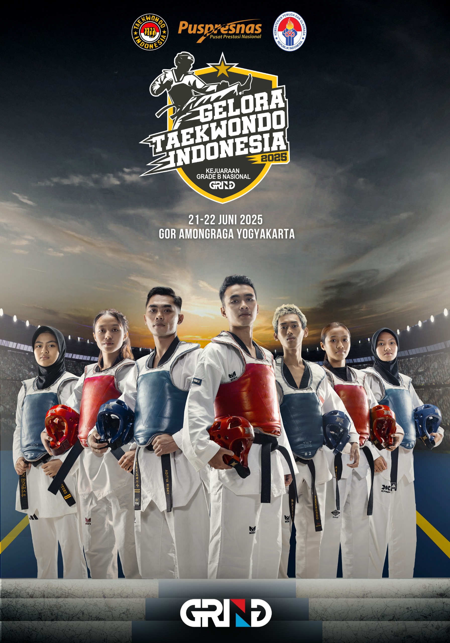 Panggung Juara Taekwondo Indonesia Taekwondo Gedungjuang